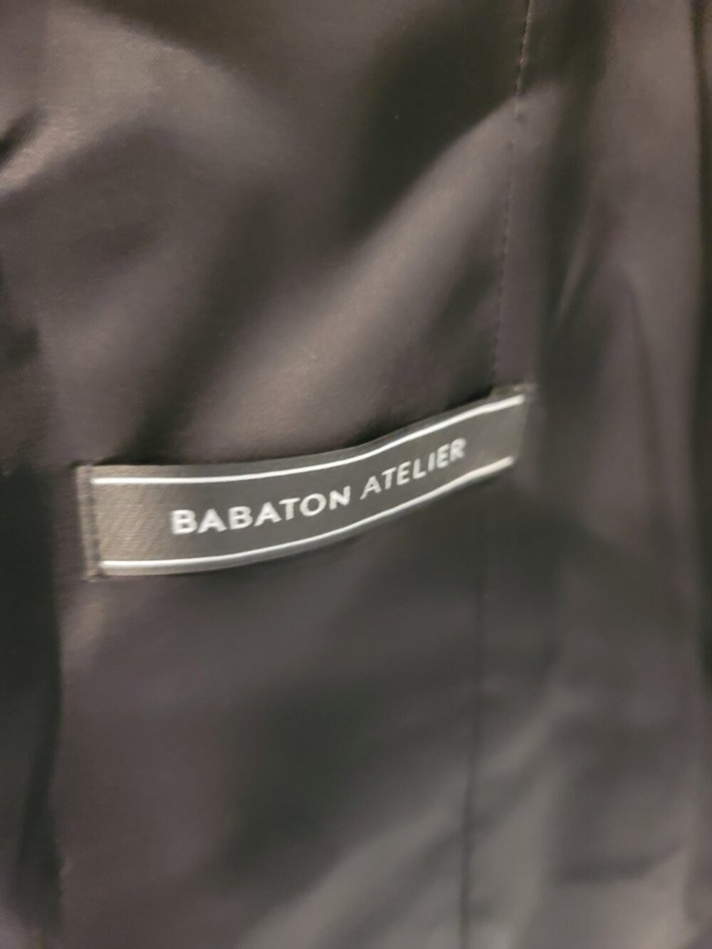 Babaton Atelier Wool Blazer Sz 8 Boxy Tailored Quiet Luxury Chic Mullticolor - Picture 5 of 7